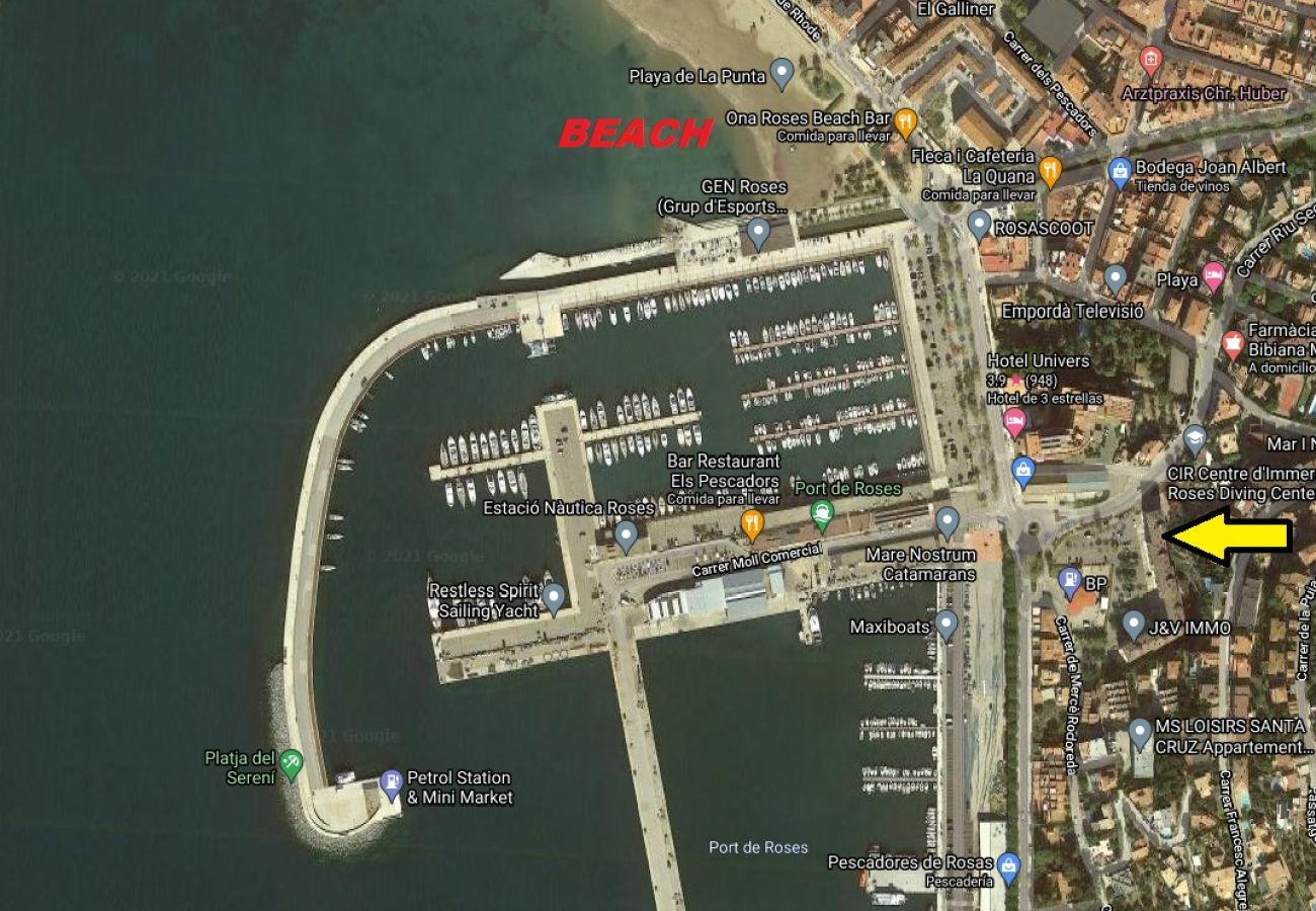 Apartament en Rosas / Roses - 1075 ROCMAR vista Mar