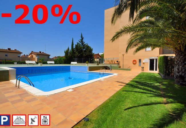 Apartament en Rosas / Roses - 1049 MEDITERRANI vista Piscina