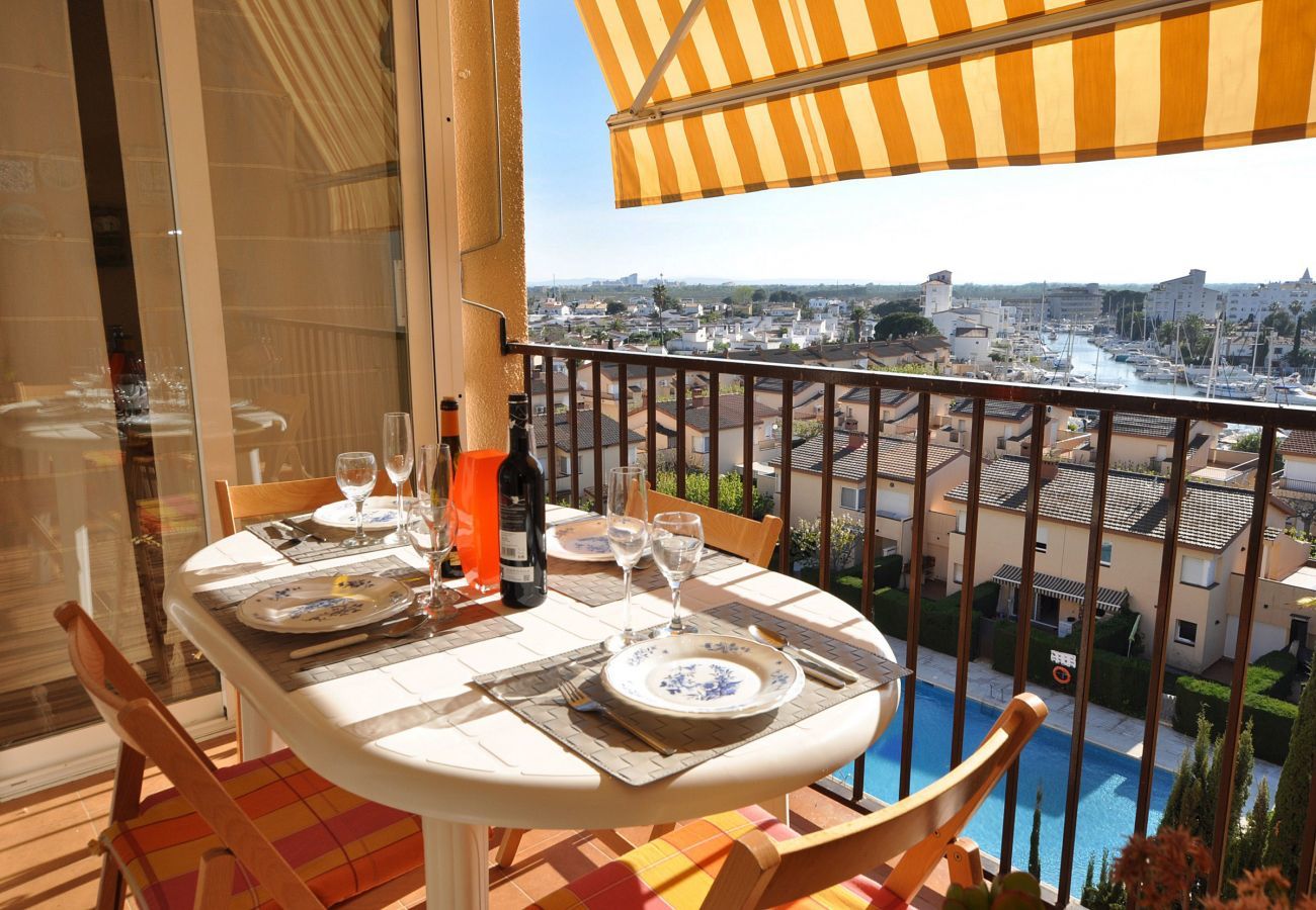 Apartament en Rosas / Roses - 1049 MEDITERRANI vista Piscina