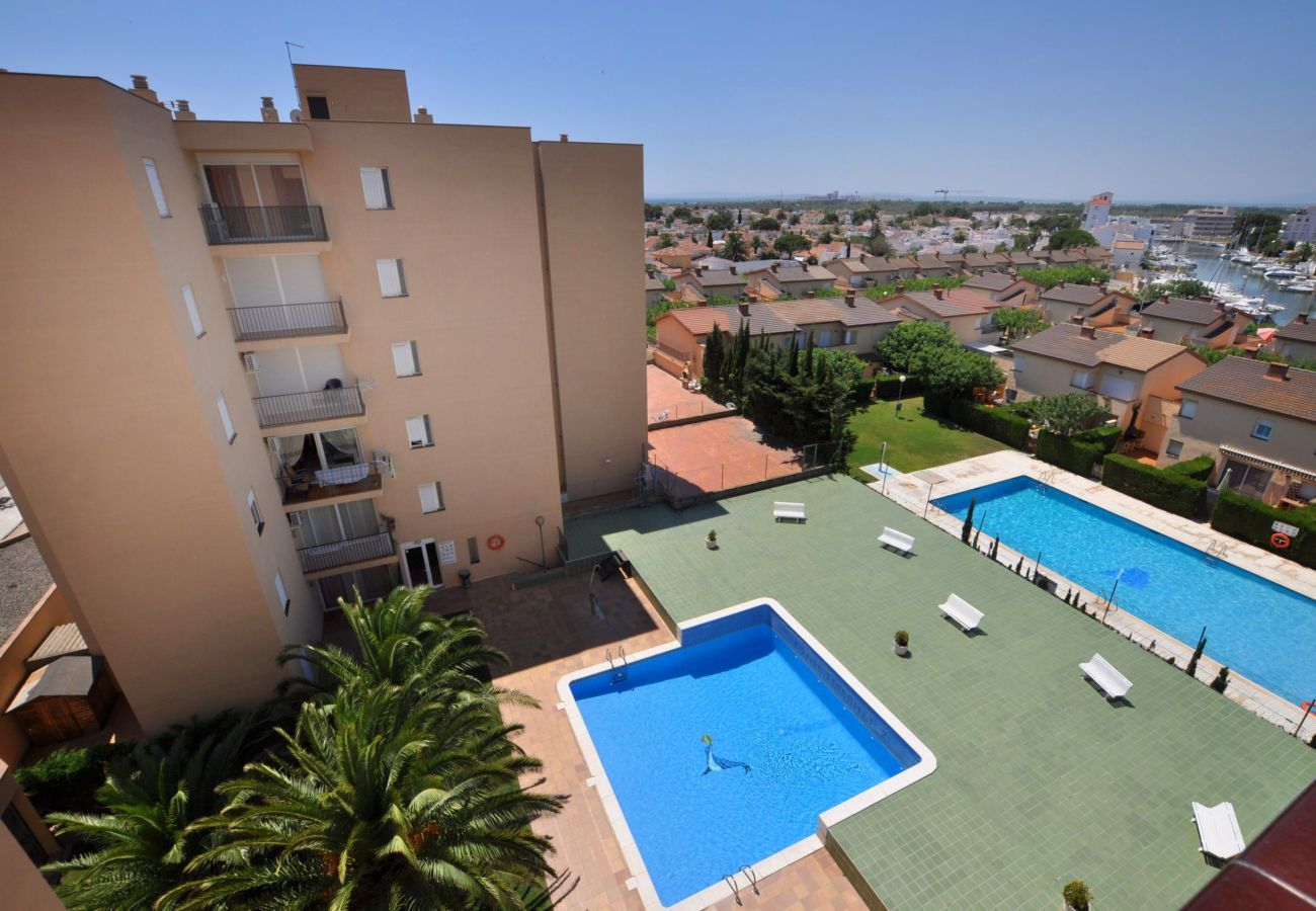 Apartament en Rosas / Roses - 1049 MEDITERRANI vista Piscina