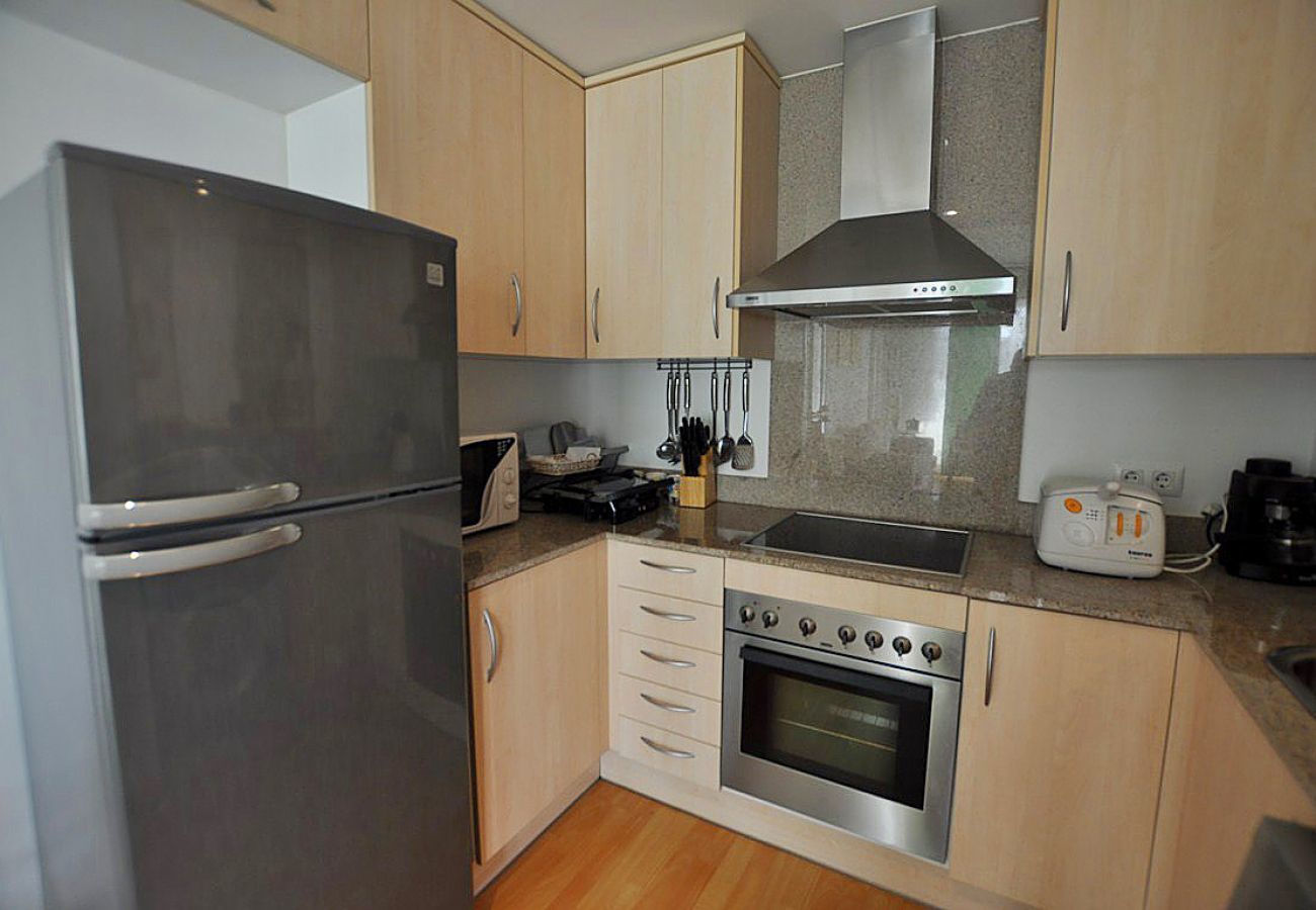 Apartament en Rosas / Roses - 1095 AQUAMARINA vista Piscina