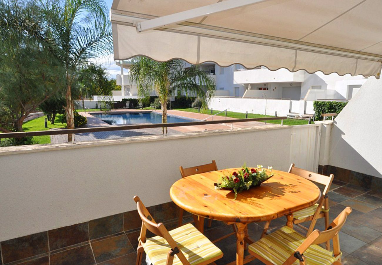 Apartament en Rosas / Roses - 1095 AQUAMARINA vista Piscina