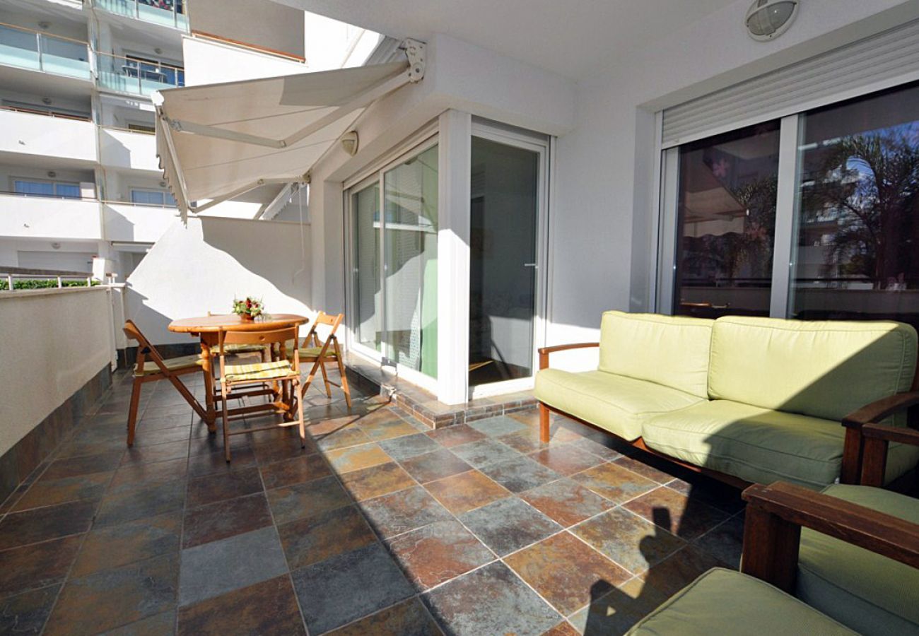 Apartament en Rosas / Roses - 1095 AQUAMARINA vista Piscina