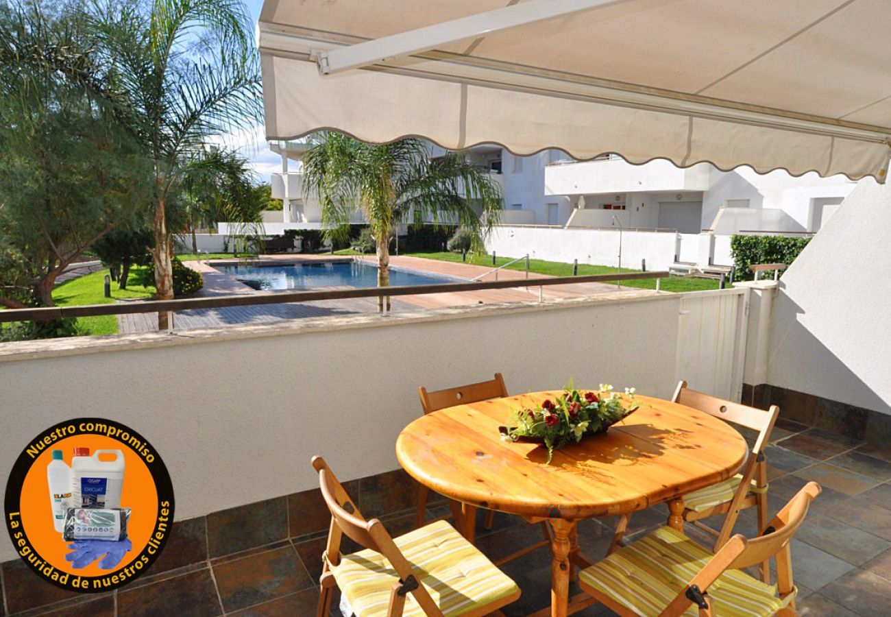 Apartament en Rosas / Roses - 1095 AQUAMARINA vista Piscina