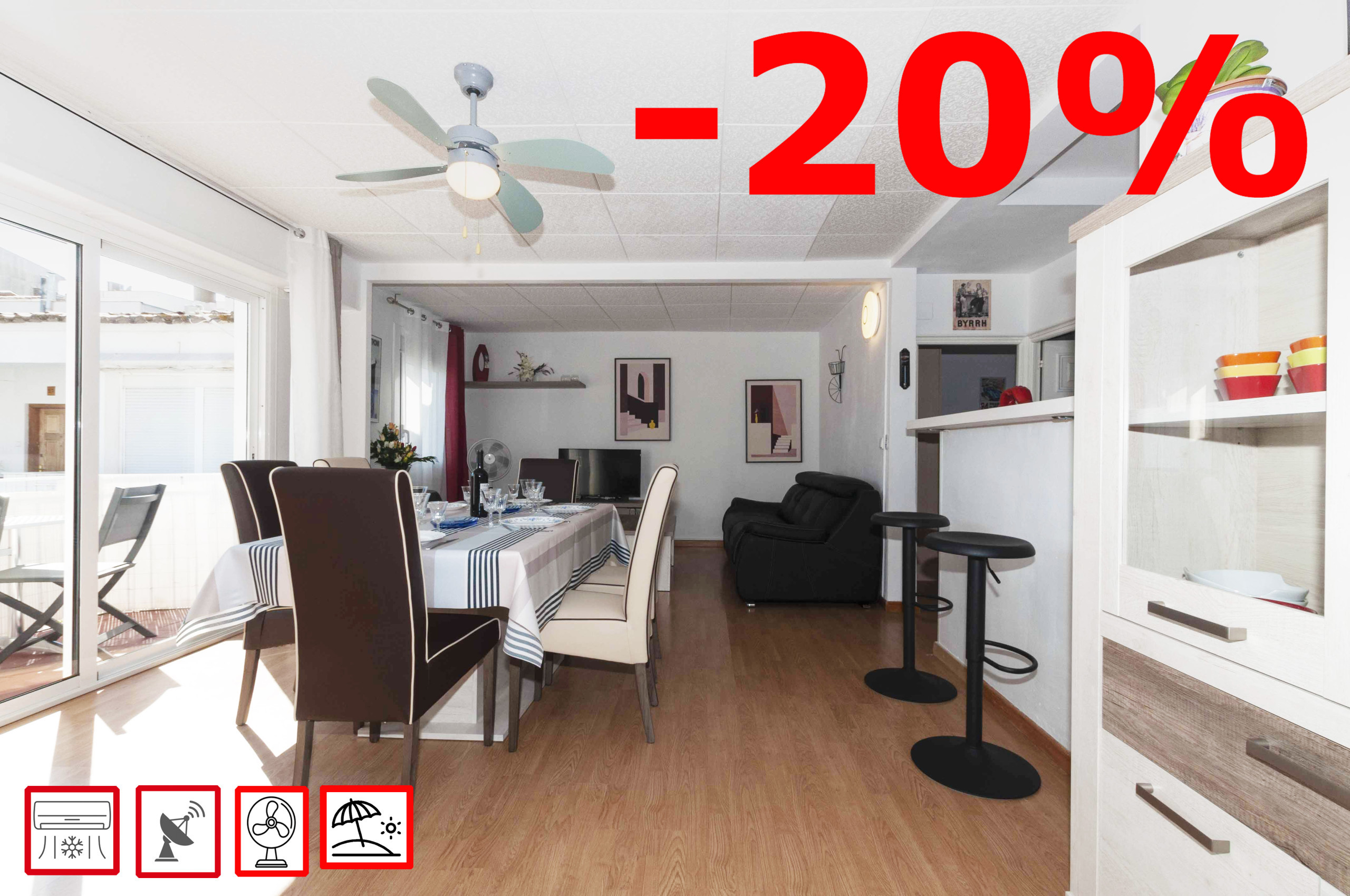  en Rosas / Roses - 1148 BARRI PESCADORS 50m playa