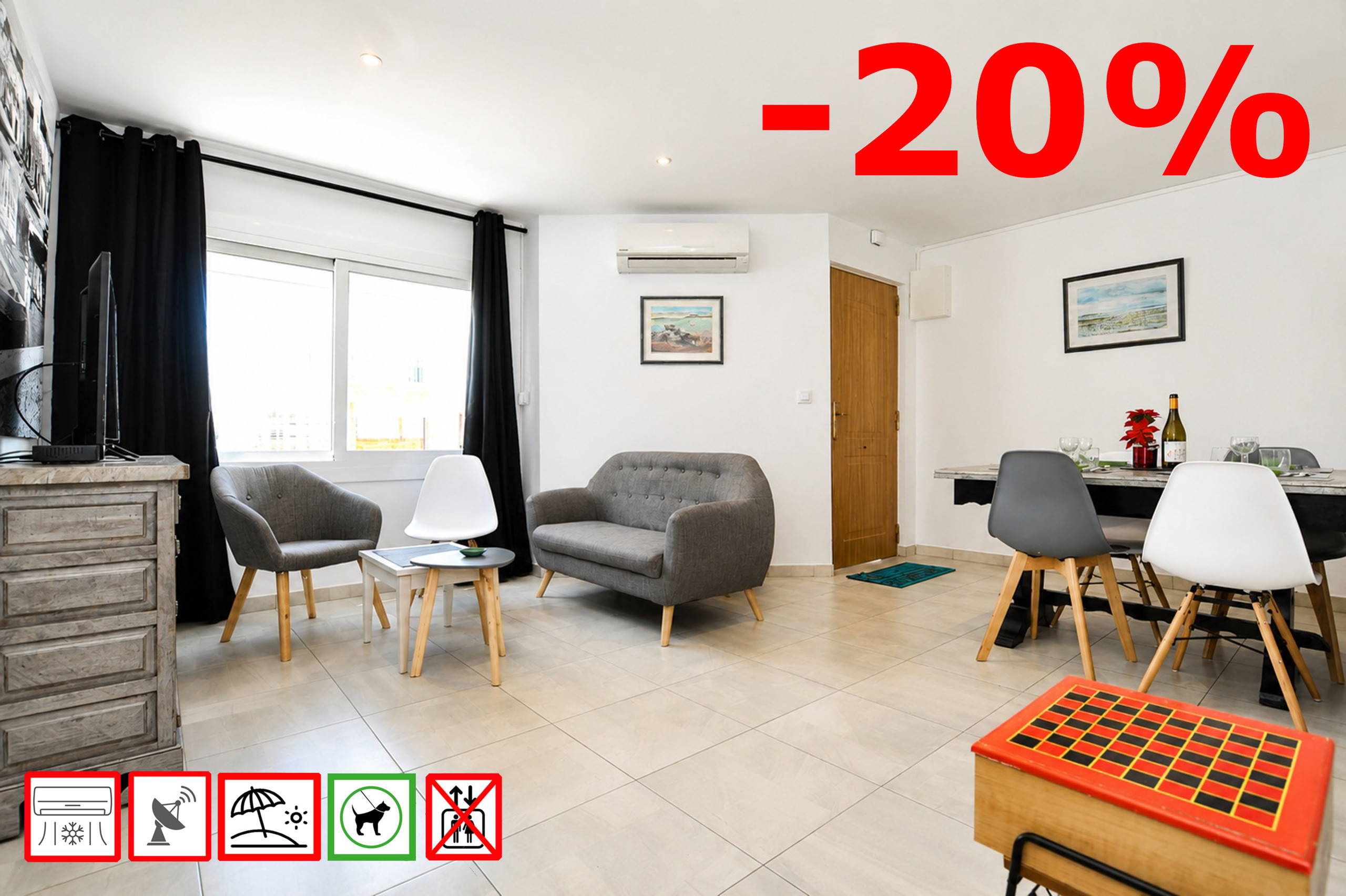  en Rosas / Roses - 1174 BARRI PESCADORS 50m Playa - APIVEND
