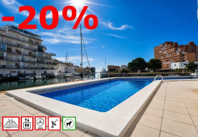 Apartament en Rosas / Roses - 1185 NIRVANA vista Canal - APIVEND