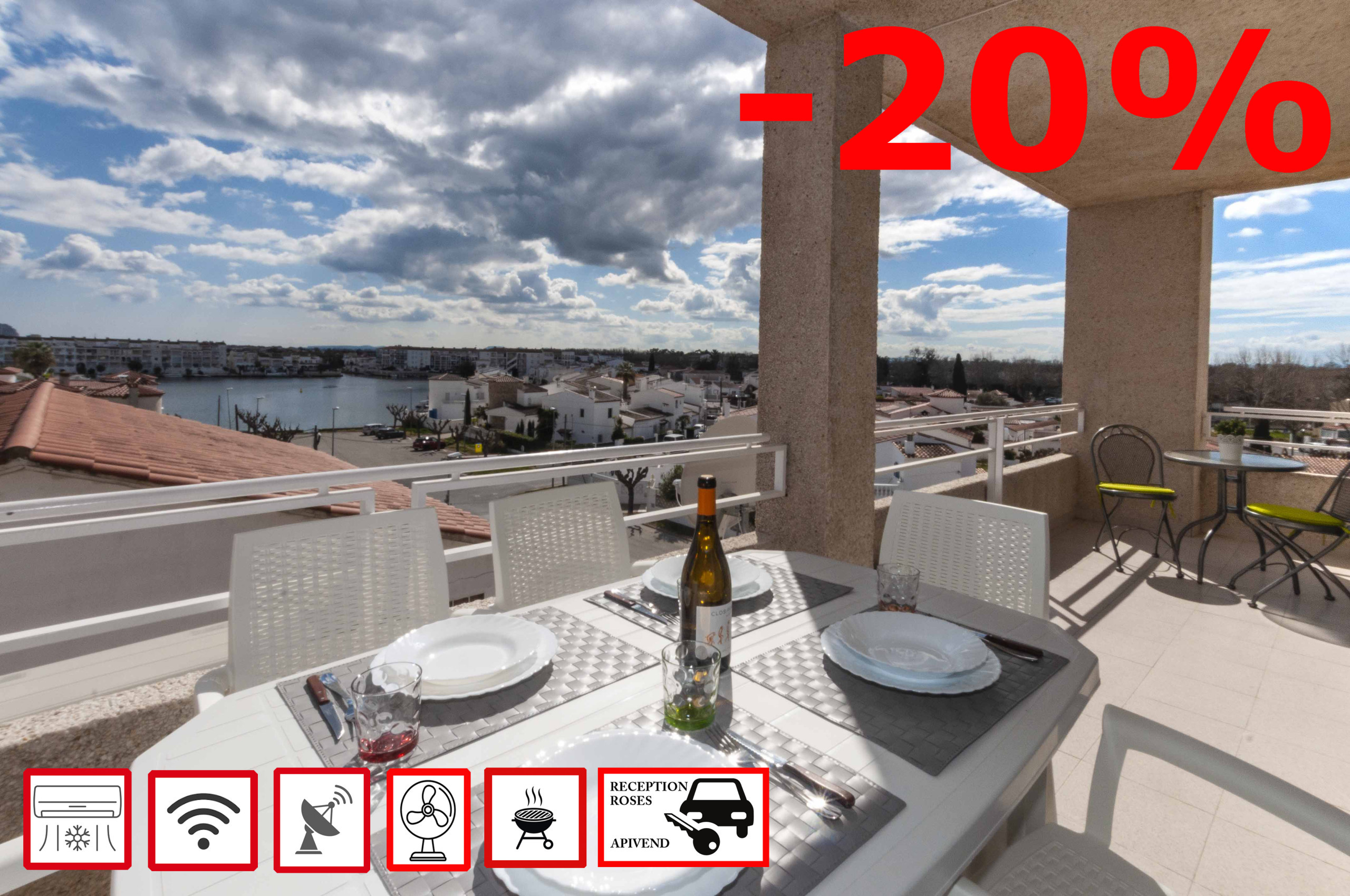  en Empuriabrava - 1212 SANT MAURICI vista canal