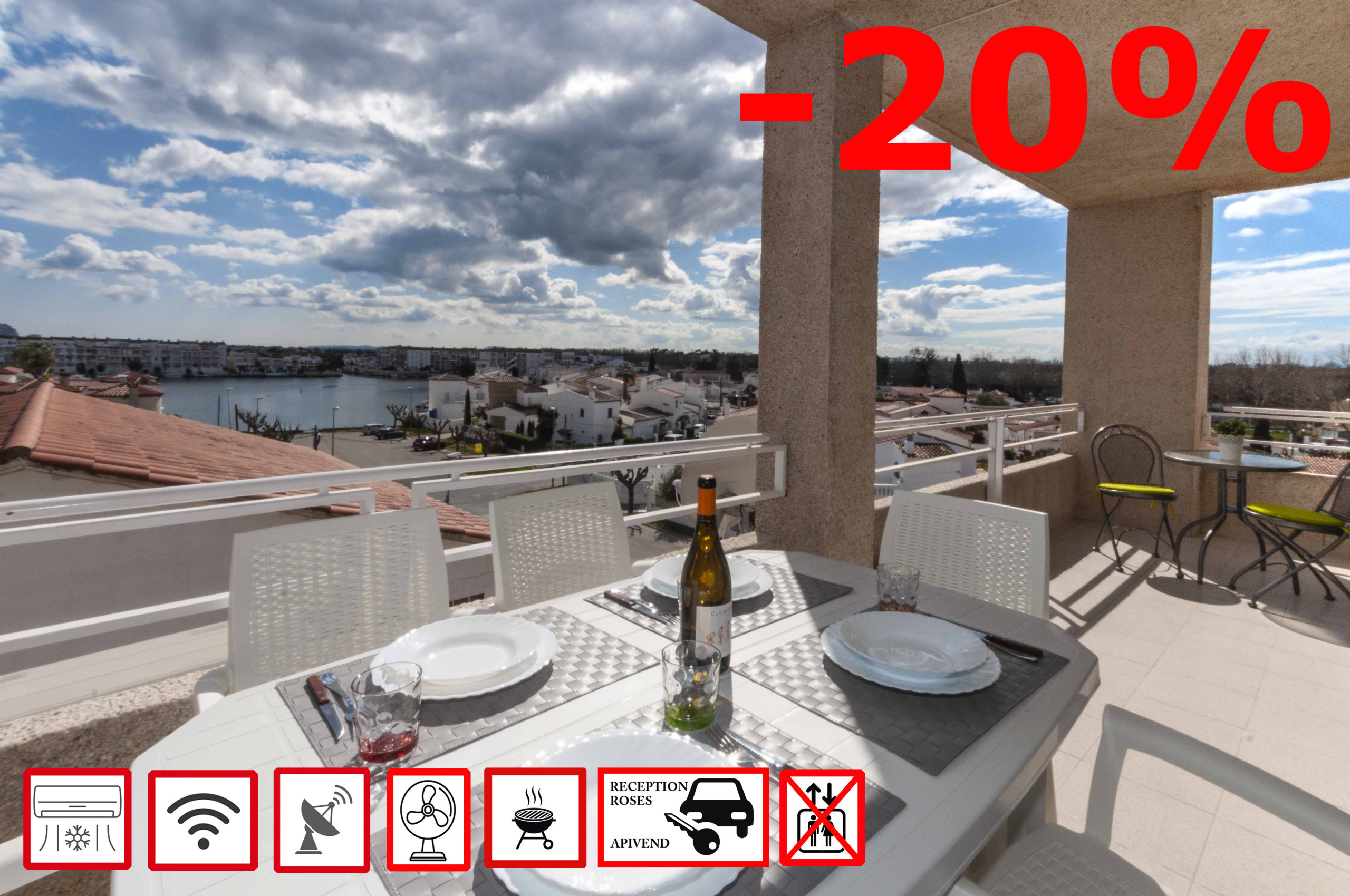  en Empuriabrava - 1212 SANT MAURICI vista canal