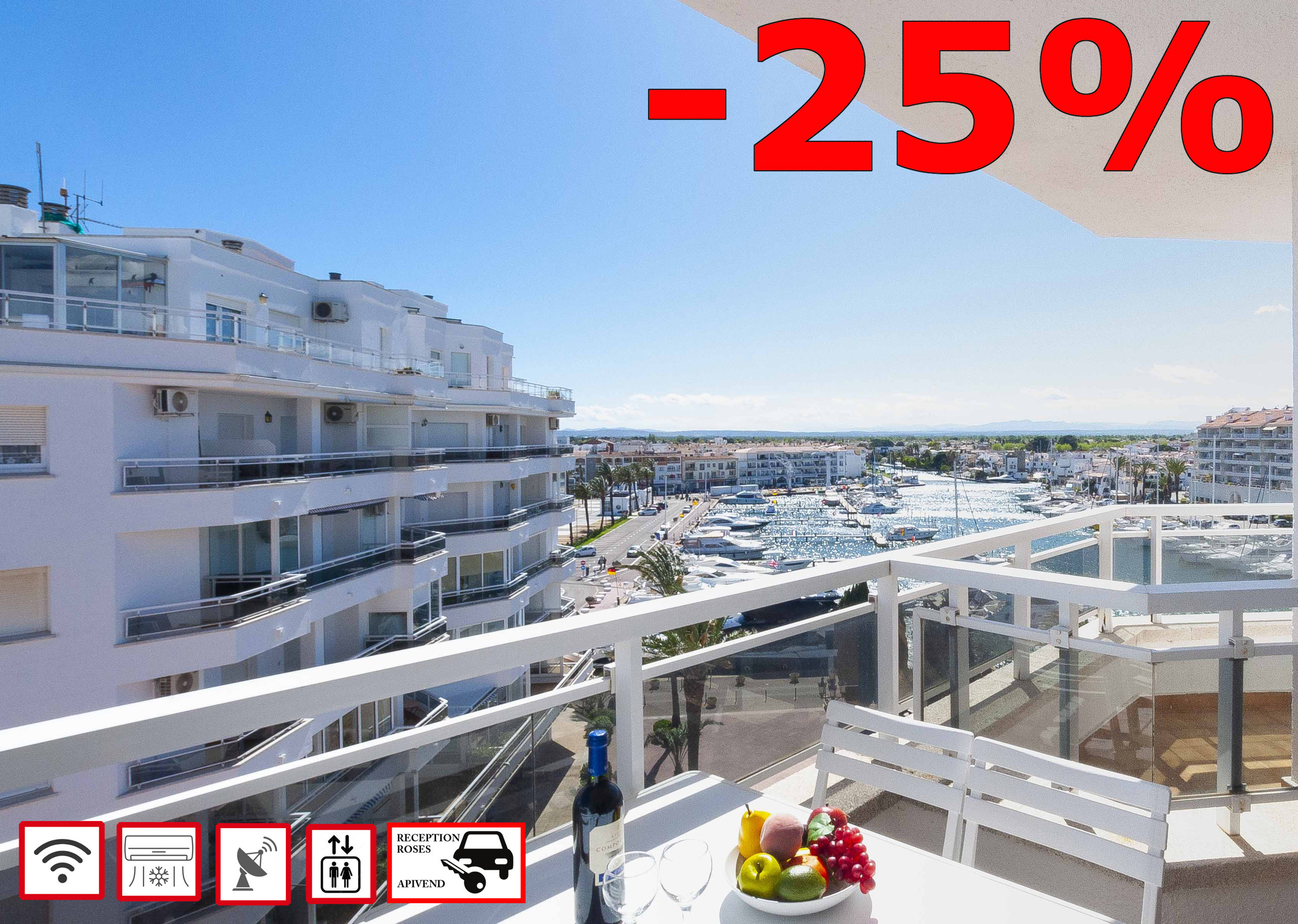  en Empuriabrava - 1222 CLUB NAUTIC vista canal