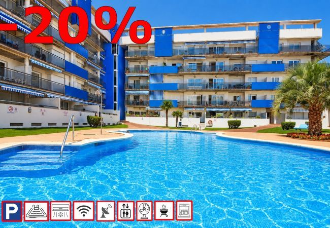 Apartament en Rosas / Roses - 1235 BLAUMARINA con piscina - APIVEND