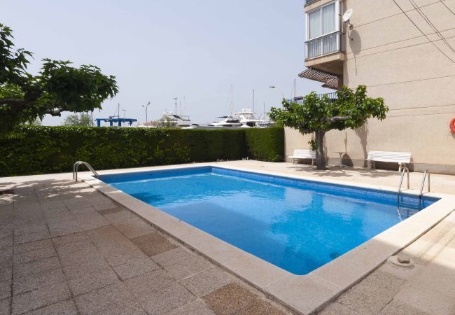 Apartament en Rosas / Roses - 1239 PORT BADIA con Piscina