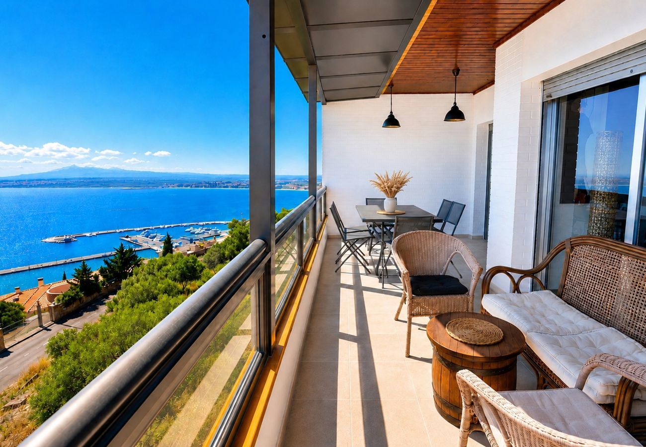 Apartament en Rosas / Roses - 1089 COVADONGA vista Mar - APIVEND