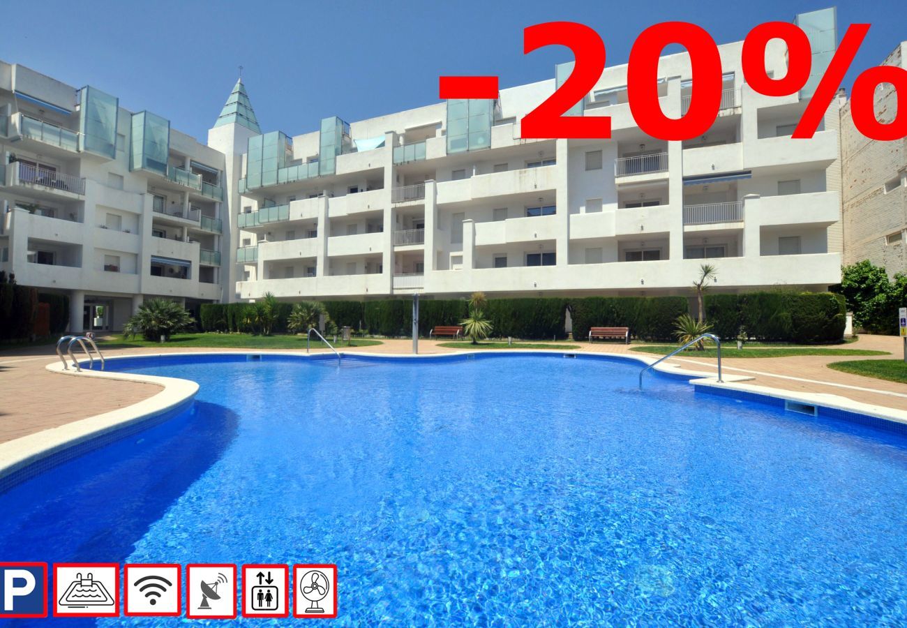 Apartament en Rosas / Roses - 1125 ROYAL MARINE vista Piscina