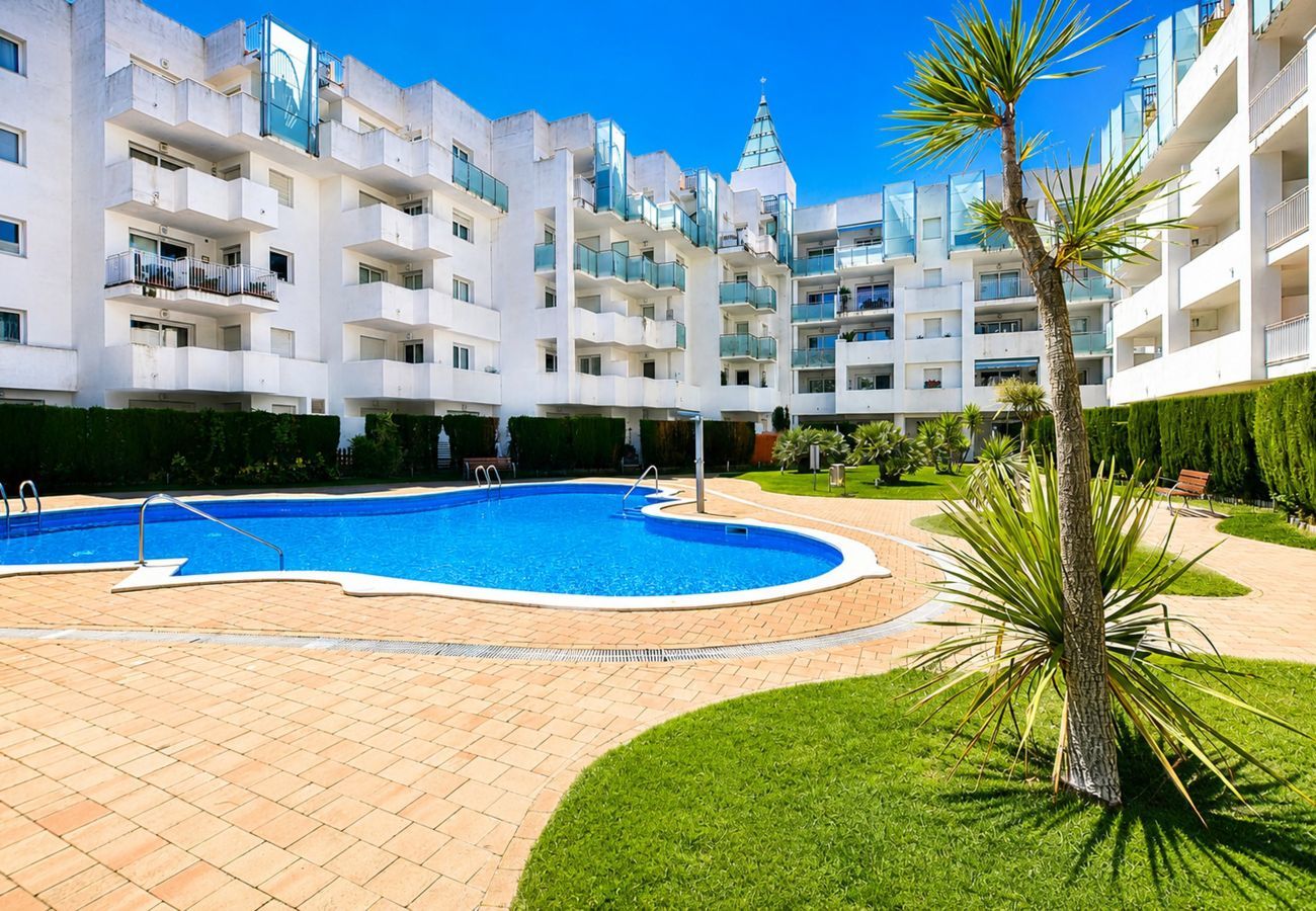 Apartament en Rosas / Roses - 1125 ROYAL MARINE vista Piscina - APIVEND