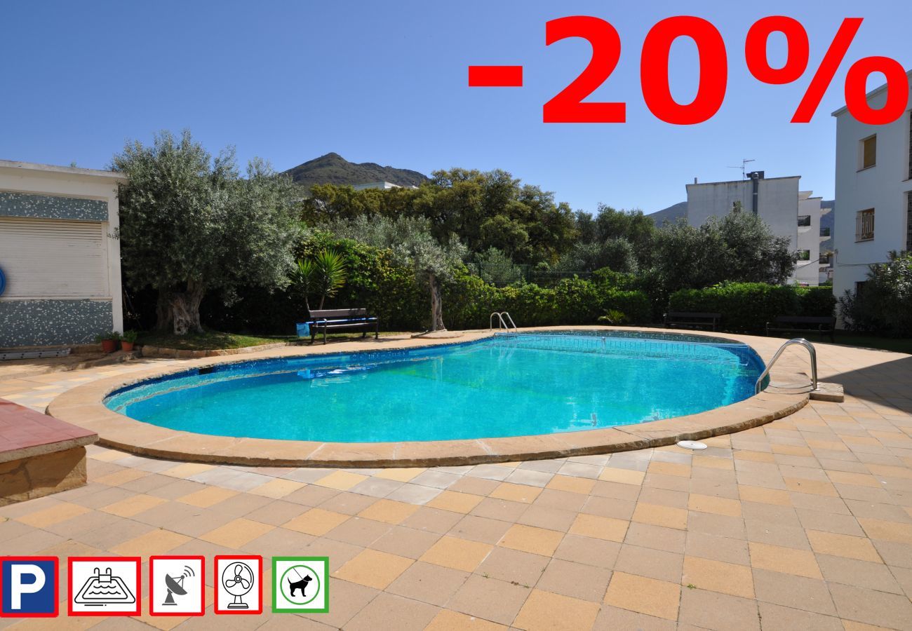 Apartament en Rosas / Roses - 1141 MAS OLIVA con Piscina