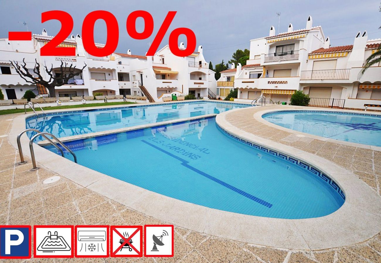 Apartament en Rosas / Roses - 1205 JARDINS con PISCINA