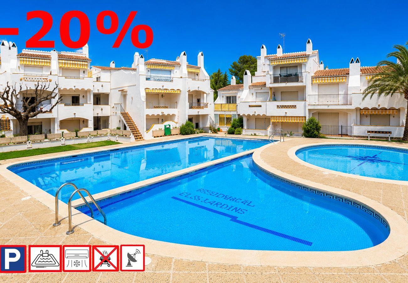 Apartament en Rosas / Roses - 1205 JARDINS con PISCINA - APIVEND