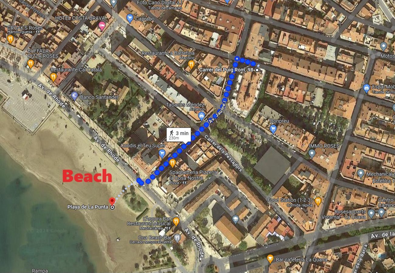 Apartament en Rosas / Roses - 1213 SANT JOAN 200m Playa