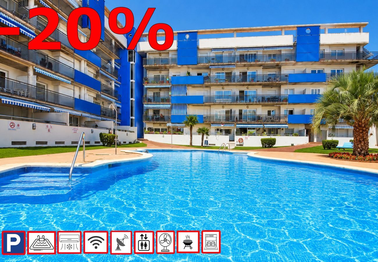 Apartament en Rosas / Roses - 1235 BLAUMARINA con piscina - APIVEND